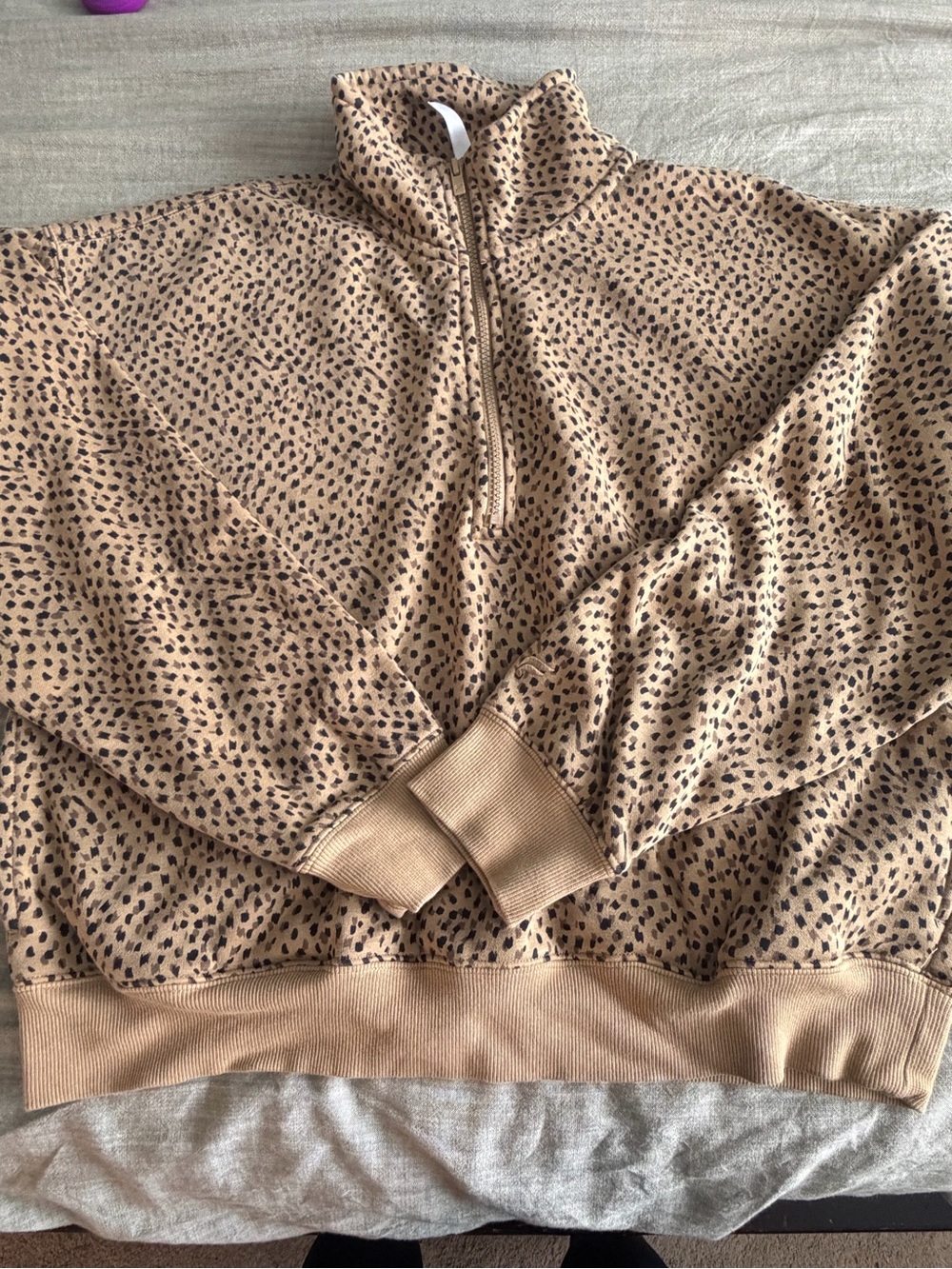 Fabletics Half-Zip Mock-Neck